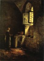 Steele, Theodore Clement - A Corner in the Old Kitchen of the Mittenheim Cloister